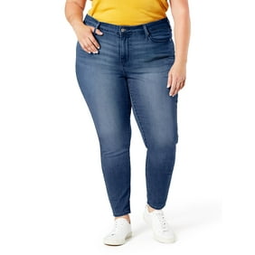 Women's Celeb Jeans Smart Stretch Trousers Skinny Denim Spandex Jeans 8-18